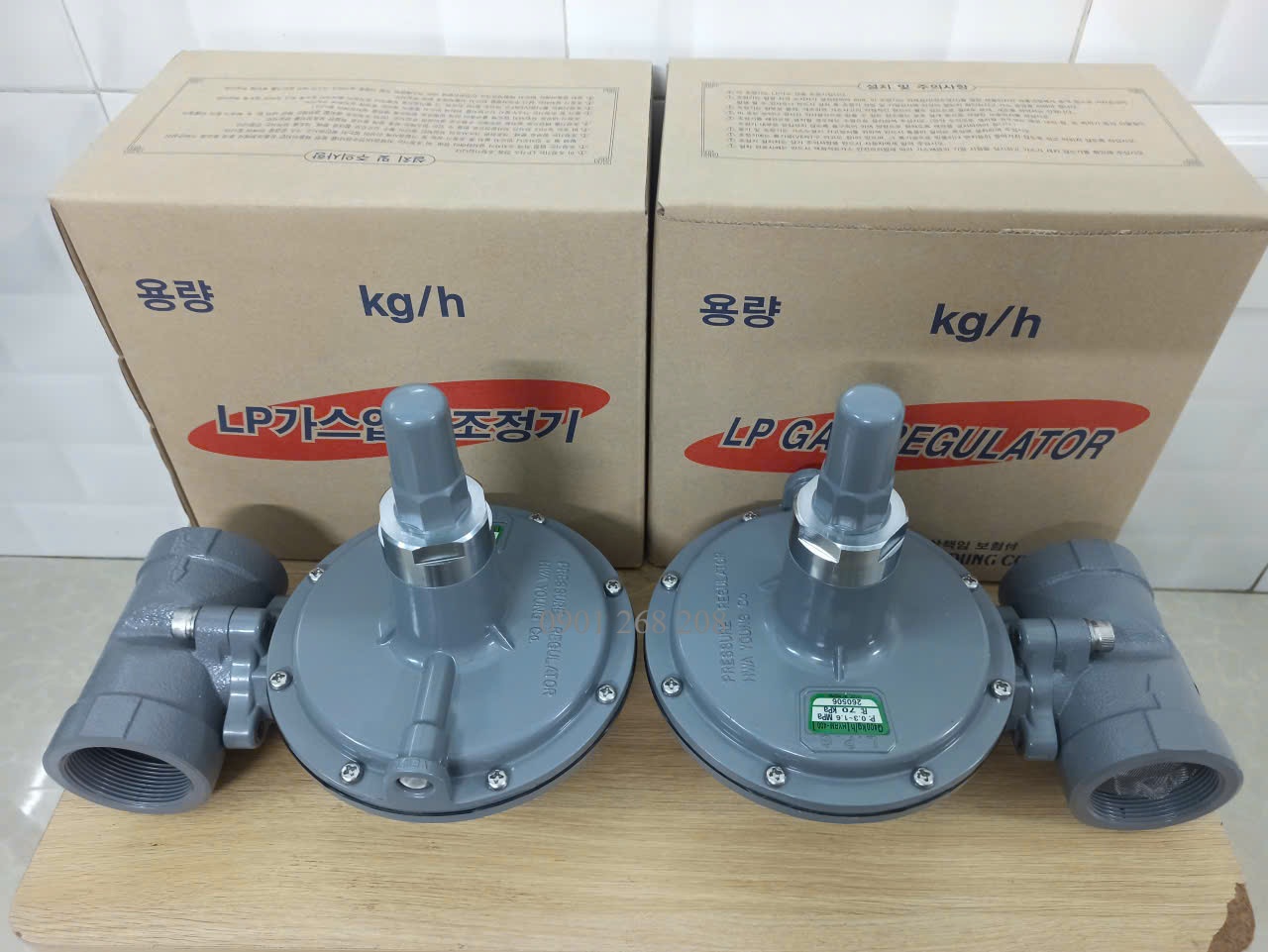 van giảm áp cấp một Hwayoung 400kg/h HYRM-400